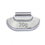 Свинцовые набивные груза для стальных ( штампованных ) легковых дисков, 20 грамм (100шт/кор).